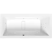 Polysan Marlene Whirlpoolbad, 170x80x48cm, Attraction Hydro, chroom