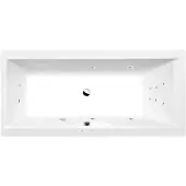 Polysan Cleo Whirlpoolbad, 160x75x48cm, Attraction Hydro, chroom