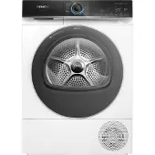 Siemens iQ700 WQ46B2D41, Vrijstaand, Voorzijde vulling, Warmtepomp, Wit, Draaibaar, Touchscreen, Links