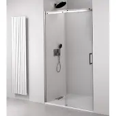 Polysan Thron Round Douchedeur 150cm, ronde rollen, helder glas