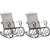 CLP Smilla Set van 2 schommelstoelen bronzen