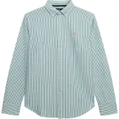 Superdry Blouse groen / wit