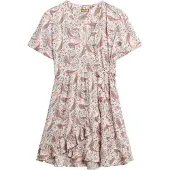 Superdry Zomerjurk navy / donkeroranje / cranberry / wit