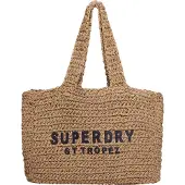 Superdry Shopper lichtbruin / zwart