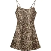 Superdry Zomerjurk beige / chocoladebruin / lichtbruin