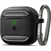 Spigen Rugged Armor AirPods 4 Hoesje Zwart