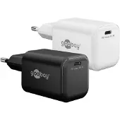 Goobay USB C snellader | Goobay (65W, 1x USB C, Power Delivery, GaN, Zwart)