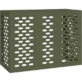 Syfax Airconditioner hoes Olijfgroen 110 x 50 x 80 cm Staal
