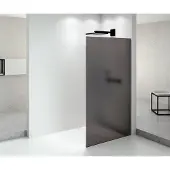 Polysan Architex Black Matt Douchewand 1062 mm, mat rookglas