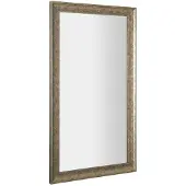 Sapho Mantila Spiegel 86x156cm, in houten lijst, antiek