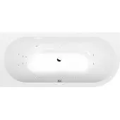 Polysan Viva Whirlpoolbad links, 175x80x47cm, Attraction Hydro, chroom