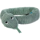 Les Deglingos Knuffel Slang Grijs 30 Cm