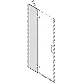 Gelco Trinity Vast glasdeel 1100mm, mat glas