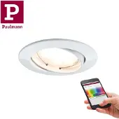 Paulmann Inbouwspot Smart Coin RGB wit
