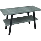 Sapho Twiga wastafeltafel 120x72x50 cm, zwart mat/Aquamarijn
