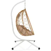 Hjh LIVING Hangstoel COCOVA Outdoor met frame wit/beige