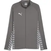 Puma Junior voetbaltrainingsjack grijs Sportvest Jongens/Meisjes Polyester Ronde hals - maat 152