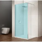 Gelco Vario Douchewand 350 mm, helder glas, chroom
