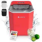 Juskys IJsblokjesmachine IceOracle - Rood - Incl. Toebehoren