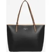 LANCASTER PARIS Shopper 'L Smooth' zwart