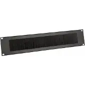 Adam hall 19 Steel Rack Panel with Brush Strip 2U