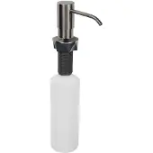 Sapho Inbouwzeepdispenser, rond, gun metal