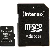 Intenso 256GB microSDXC Performance microSD-kaart 256 GB Class 10 UHS-I Waterdicht