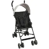 Looping Fixed Stroller with Canopy | Black Heather