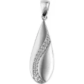 Akzent dames hanger "Reyna" van 925 Sterlingzilver, gerhodineerd, duurzaam
