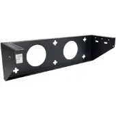 Inter-Tech IPC Muurbevestiging 3U Draagvermogen tot 15kg voor 48,30cm (19") apparaten tot max. 3U, Accessoires voor serverkasten, Zwart