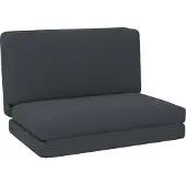 HOMCOM vloerbank - 3-in-1 - inklapbaar - polyester - donkergrijs