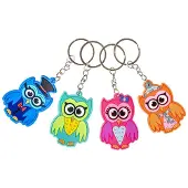 Duckiez Uil Sleutelhanger - Voordeel Set | 48 Stuks