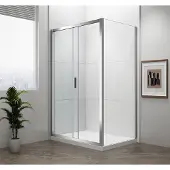Hak Easy Rechthoekige douchecabine 120x90cm links/rechts-uitvoering