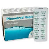 W'eau Phenol Red pH tabletten voor manuele tester - 100 stuks