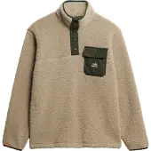 Superdry Trui beige / donkergroen