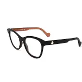 Moncler ML5097 52/18/140 Zwarte Acetaat Bril VROUW ML5097