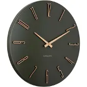 Karlsson - Wandklok Esmerado - Groen - 40x40x40 cm