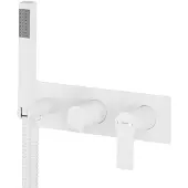 Sapho Pax Inbouwmengkraan voor douche/bad inclusief handdouche, 2-weg, mat wit