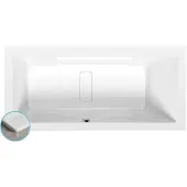 Hak Marlene Slim Rechthoekig bad 170x80x48cm, wit
