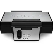 Krups Iconic FDK261 - Wafelijzer - Keramische Anti-aanbaklaag - Verticaal Opbergen - 850W - RVS