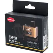 Hähnel ProCube2/ProCube3 accuplaat voor Olympus BLX-1 batterijen