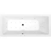 Polysan Mimoa Whirlpoolbad, 170x80x39cm, Attraction Hydro-Air, chroom