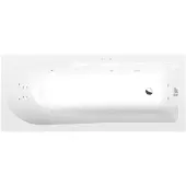 Polysan Lisa Whirlpoolbad, 170x70x47cm, Attraction Hydro, chroom