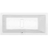 Polysan Marlene Whirlpoolbad, 190x90x48cm, Highline Hydro-Air, chroom