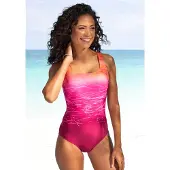 LASCANA Badpak oranje / fuchsia / lichtroze