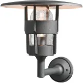 Konstsmide Buitenlamp Freja Wandlamp, E27 max 60W / 230V, kleur Zwart