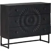 vidaXL Ladekast met lade Zwart 75 x 30 x 65 cm