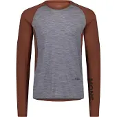 Mons Royale - Temple Merino Long Sleeve - Merino-ondergoed XL, grijs/bruin