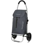 Playmarket Go Two Compact Boodschappentrolley grey