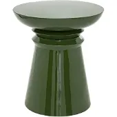 Atmosphera Jaya IJzeren bijzettafel Ø38xH43cm - Kakigroen